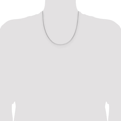 Sterling Silver .95mm Diamond-cut Round Box Chain