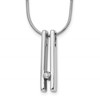 White Ice Sterling Silver Rhodium-plated 18 Inch Diamond Necklace with 2 Inch Extender