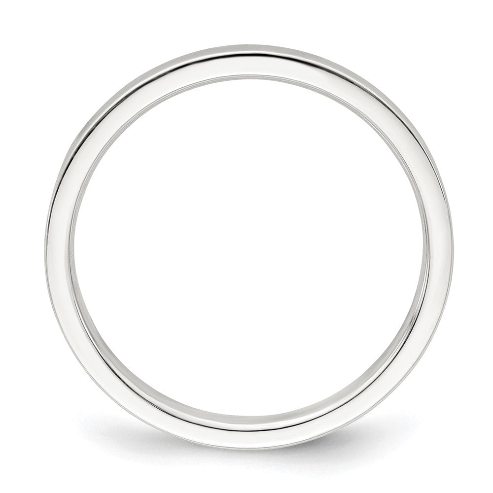 Sterling Silver 2mm Lightweight Flat Size 5.5 Band