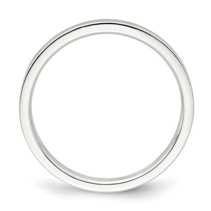 Sterling Silver 2mm Lightweight Flat Size 5.5 Band