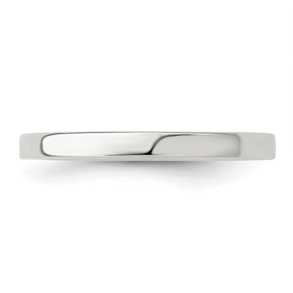 Sterling Silver 2mm Lightweight Flat Size 9 Band