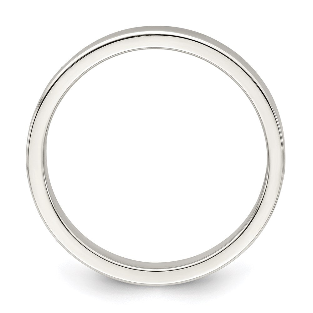 Sterling Silver 3mm Lightweight Flat Size 4 Band