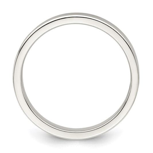 Sterling Silver 3mm Lightweight Flat Size 10.5 Band