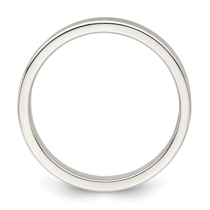 Sterling Silver 3mm Lightweight Flat Size 5.5 Band