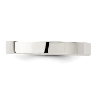 Sterling Silver 3mm Lightweight Flat Size 10.5 Band