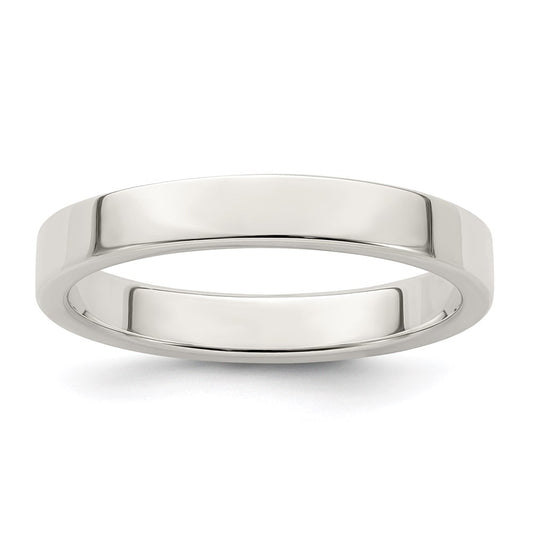 Sterling Silver 3mm Lightweight Flat Size 13.5 Band