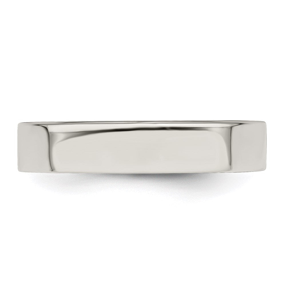 Sterling Silver 4mm Lightweight Flat Size 8 Band