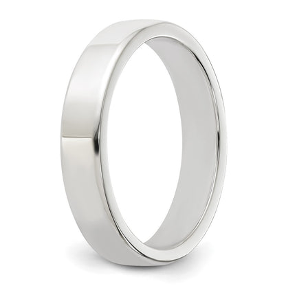 Sterling Silver 4mm Lightweight Flat Size 7.5 Band