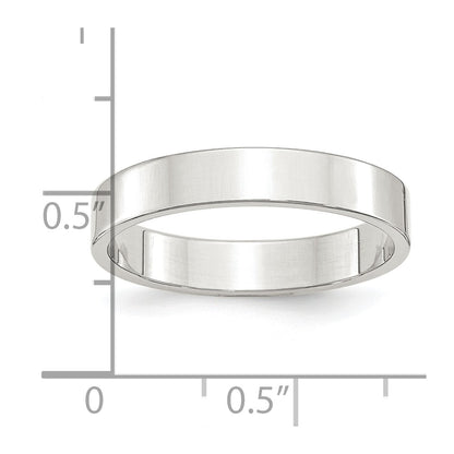 Sterling Silver 4mm Lightweight Flat Size 11.5 Band