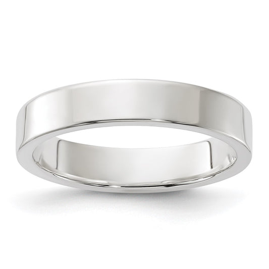Sterling Silver 4mm Lightweight Flat Size 5 Band