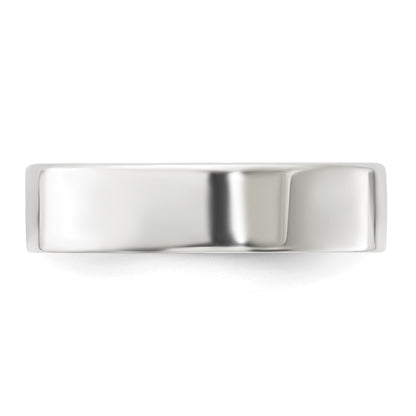 Sterling Silver 5mm Lightweight Flat Size 9.5 Band