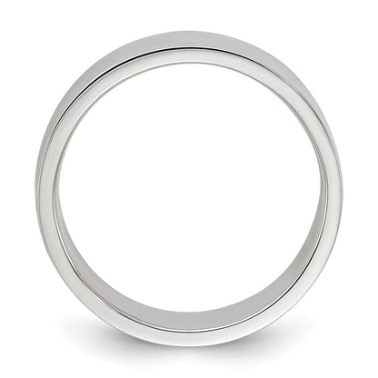 Sterling Silver 6mm Lightweight Flat Size 11 Band