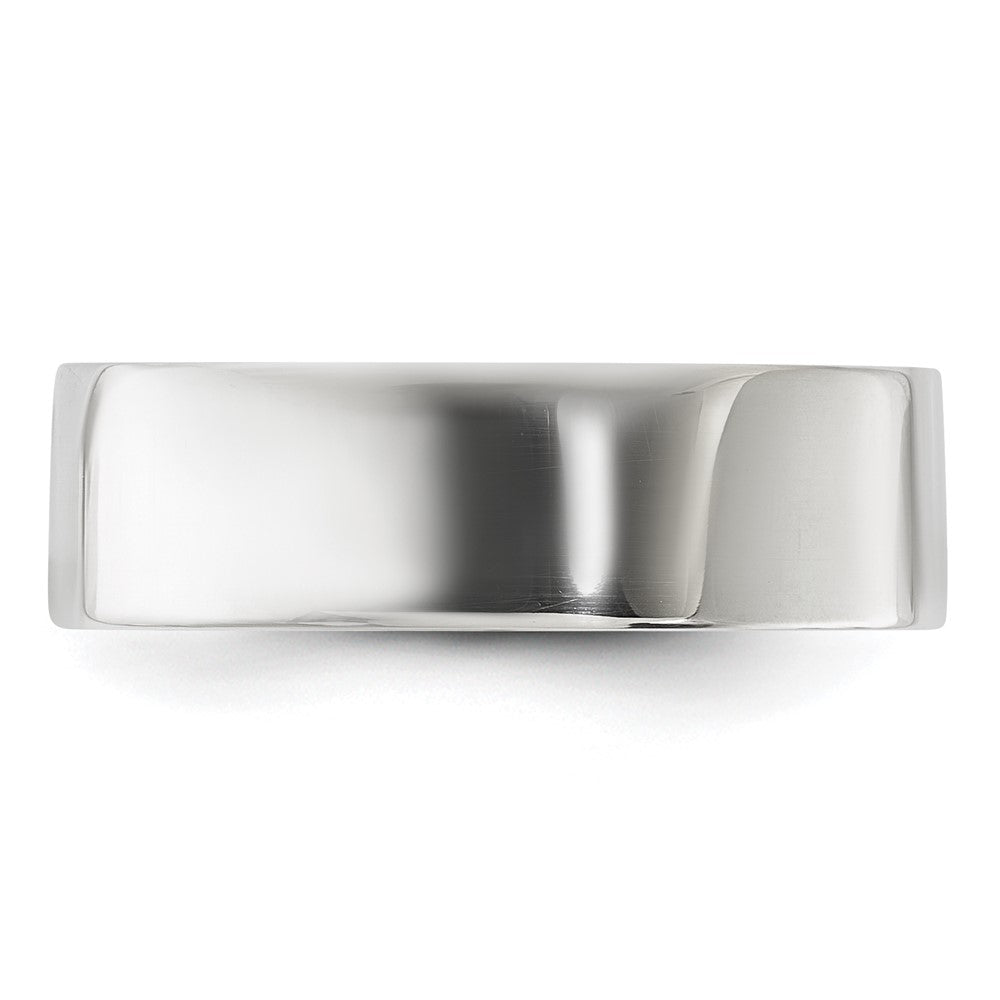 Sterling Silver 6mm Lightweight Flat Size 8 Band