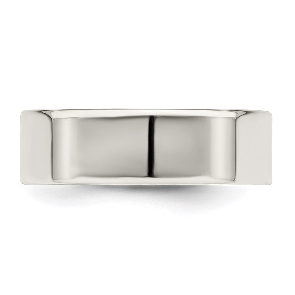 Sterling Silver 6mm Lightweight Flat Size 9 Band