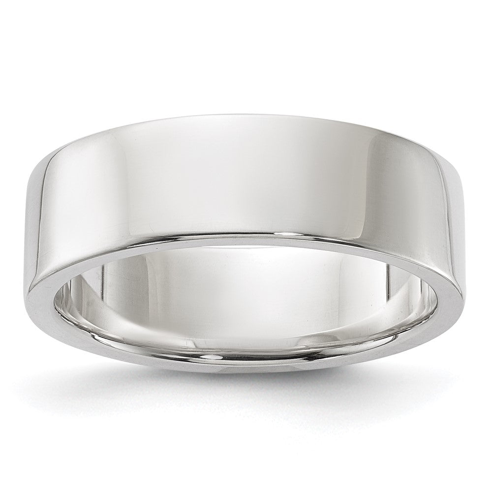Sterling Silver 6mm Lightweight Flat Size 7.5 Band