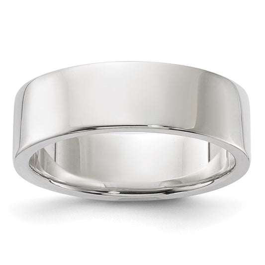 Sterling Silver 6mm Lightweight Flat Size 8.5 Band