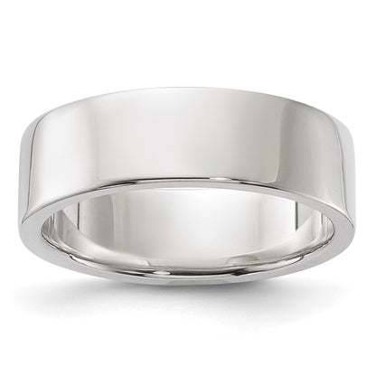 Sterling Silver 6mm Lightweight Flat Size 6.5 Band