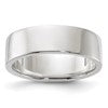 Sterling Silver 6mm Lightweight Flat Size 13 Band