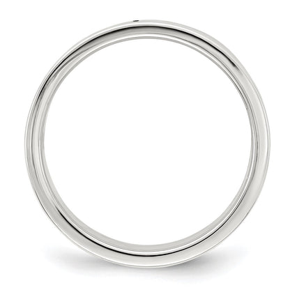 Sterling Silver 7mm Lightweight Flat Size 13.5 Band