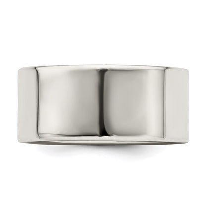 Sterling Silver 9mm Lightweight Flat Size 7.5 Band