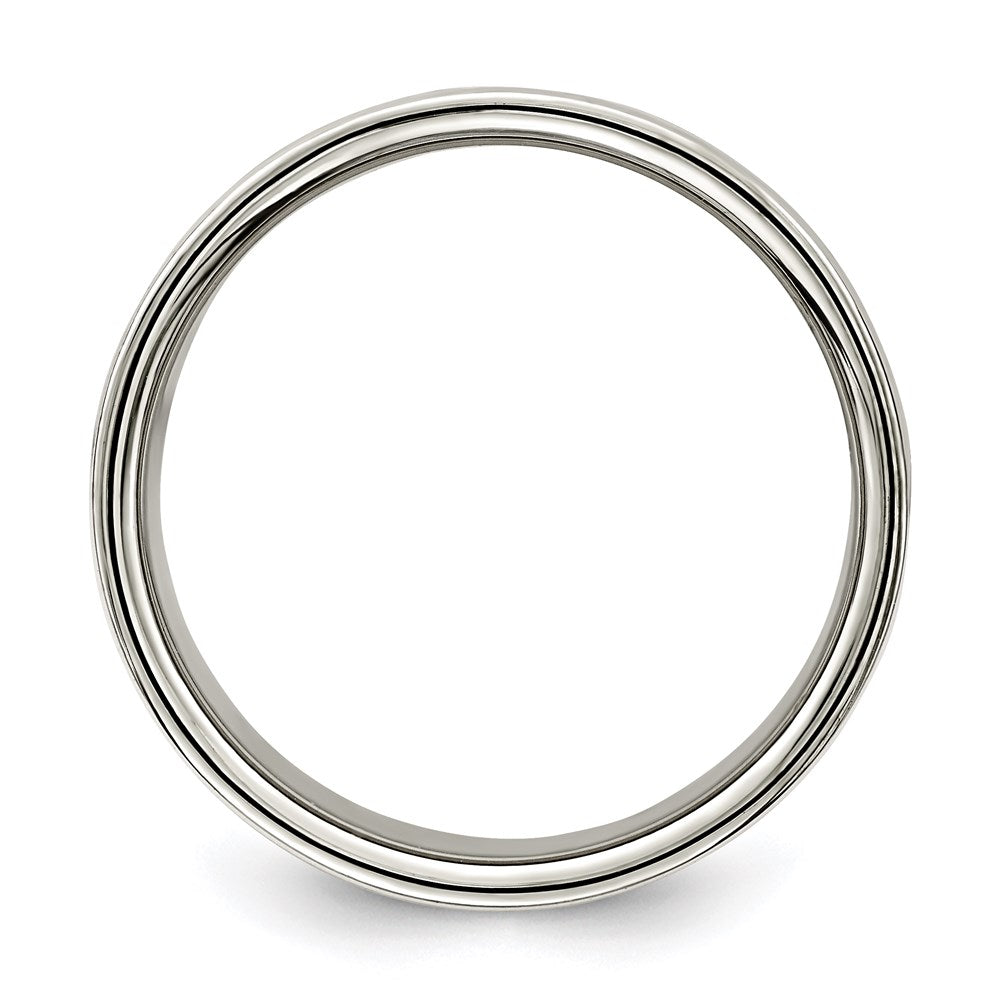 Sterling Silver 10mm Lightweight Flat Size 11.5 Band