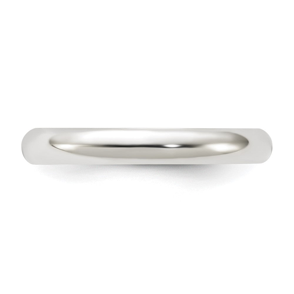 Sterling Silver 3mm Half Round Size 12.5 Band