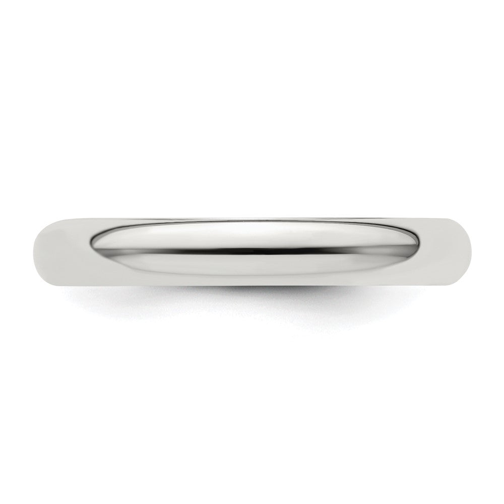 Sterling Silver 3mm Half Round Size 10 Band