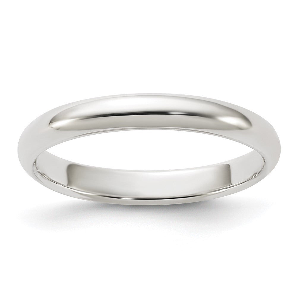 Sterling Silver 3mm Half Round Size 11.5 Band