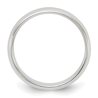 Sterling Silver 4mm Half Round Size 8 Band