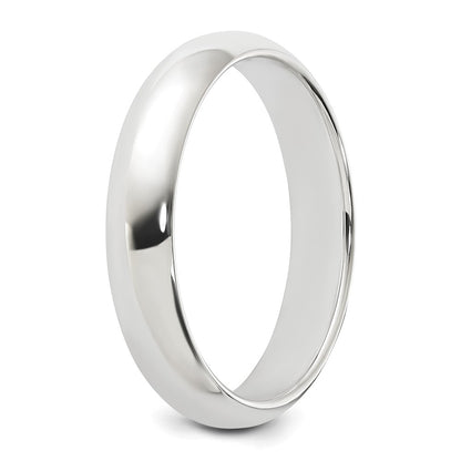 Sterling Silver 4mm Half Round Size 13 Band