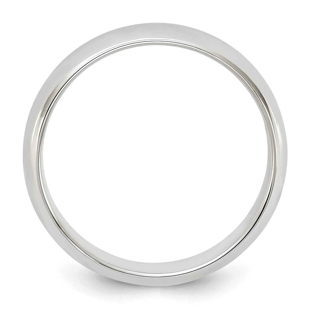 Sterling Silver 5mm Half Round Size 12 Band