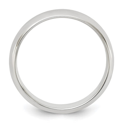 Sterling Silver 5mm Half Round Size 4.5 Band