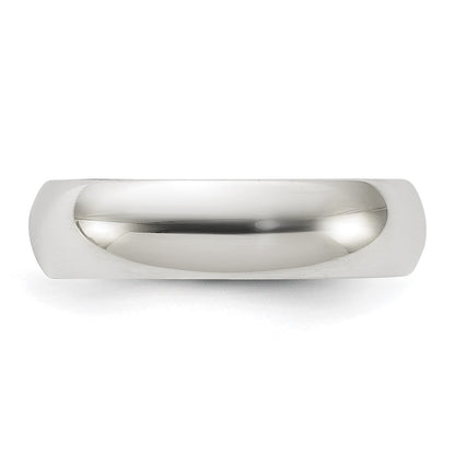 Sterling Silver 5mm Half Round Size 12.5 Band