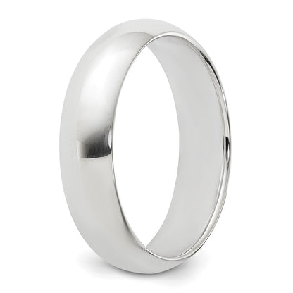 Sterling Silver 5mm Half Round Size 12 Band