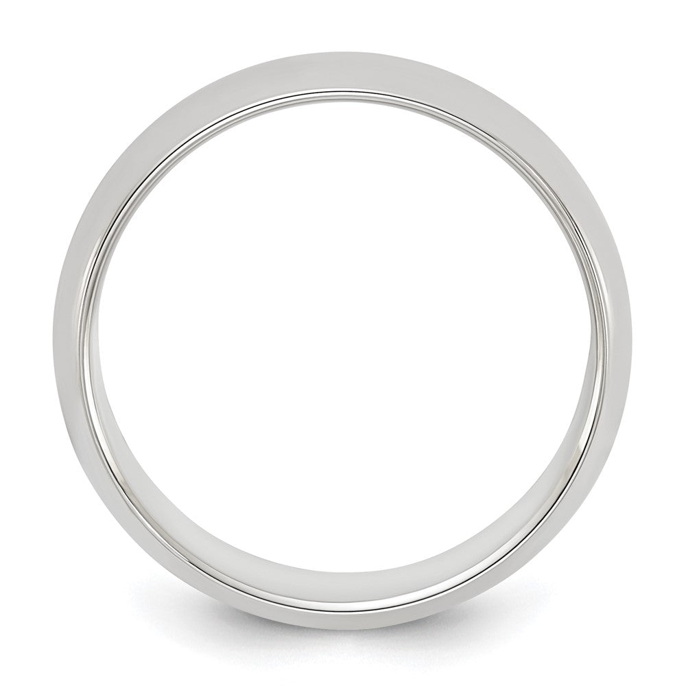 Sterling Silver 6mm Half Round Size 7 Band