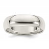 Sterling Silver 7mm Half Round Size 11 Band