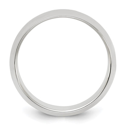Sterling Silver 8mm Half Round Size 13.5 Band
