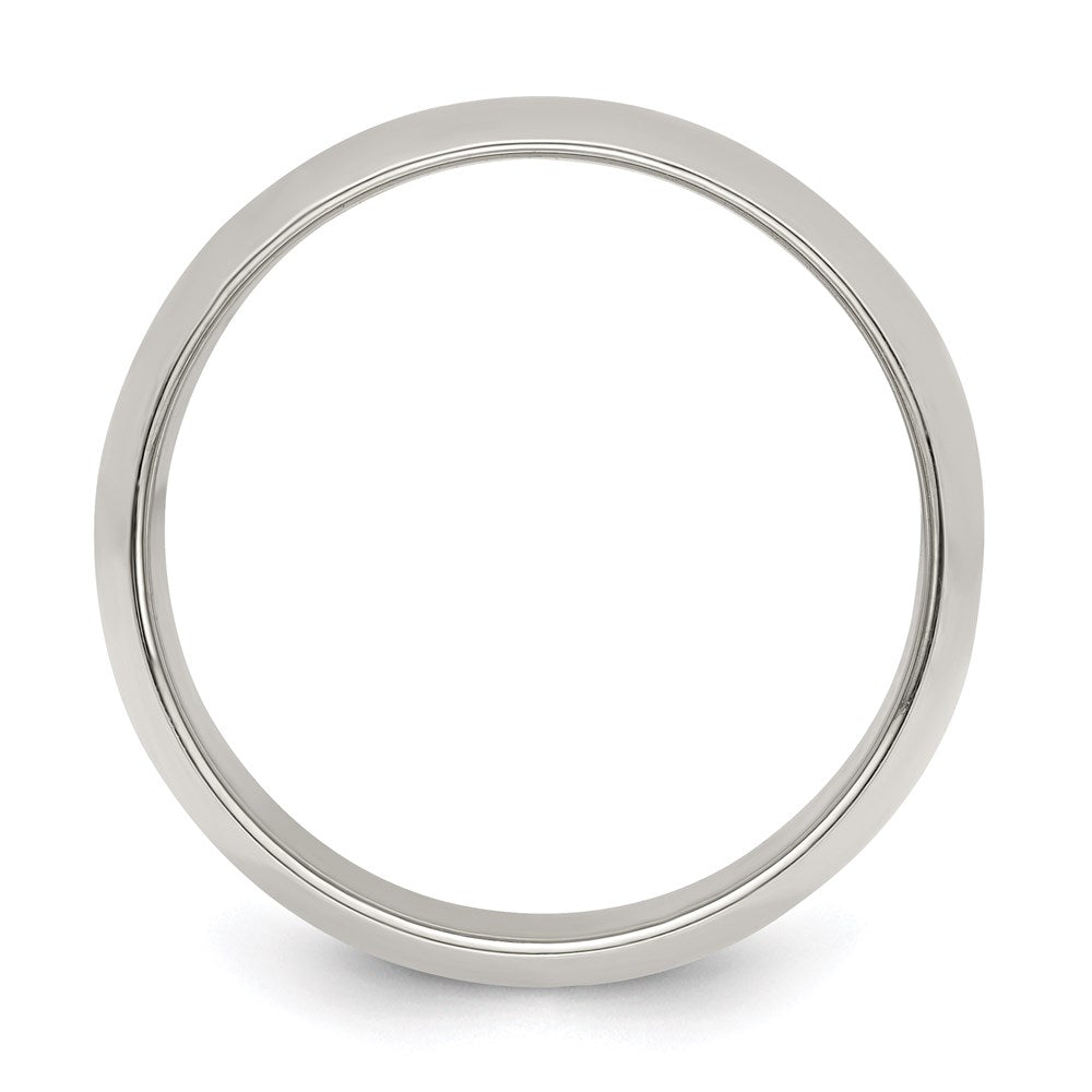 Sterling Silver 10mm Half Round Size 6.5 Band