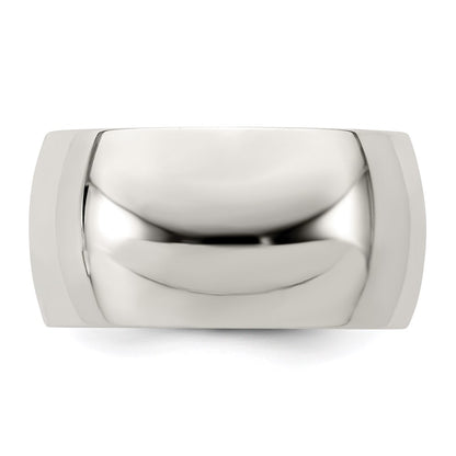 Sterling Silver 10mm Half Round Size 4.5 Band