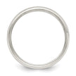 Sterling Silver 5mm Half Round Milgrain Size 5 Band