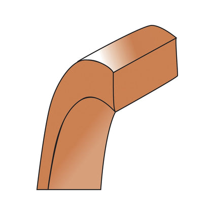 10k Rose Gold 2mm Lightweight Flat Wedding Band Size 4.5