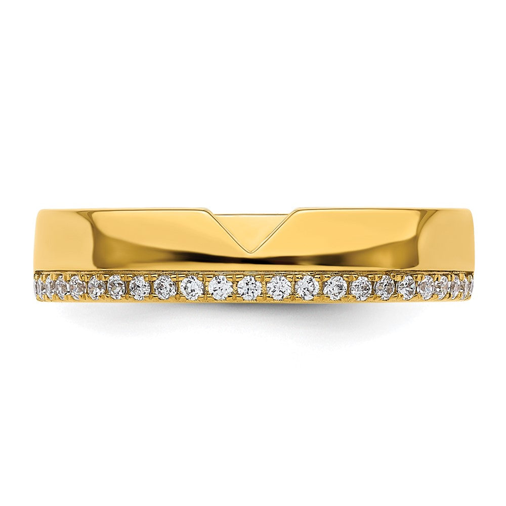 14k Diamond Mens Complete Wedding Band