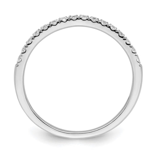 True Origin 14K White Gold 1/2 carat Lab Grown Diamond VS+ F+ Set of Two Complete Wedding Bands