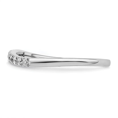 True Origin 14K White Gold 1/2 carat Lab Grown Diamond VS+ F+ Set of Two Complete Wedding Bands