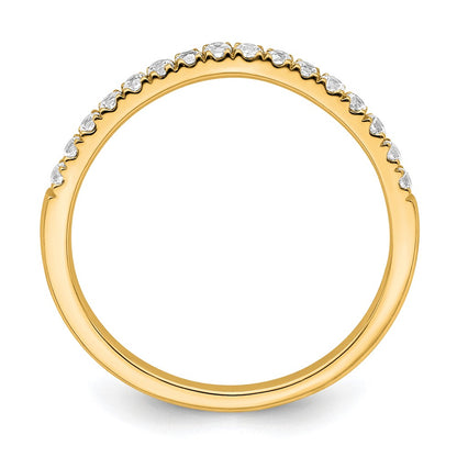 True Origin 14K Yellow Gold 1/2 carat Lab Grown Diamond VS+ F+ Set of Two Complete Wedding Bands