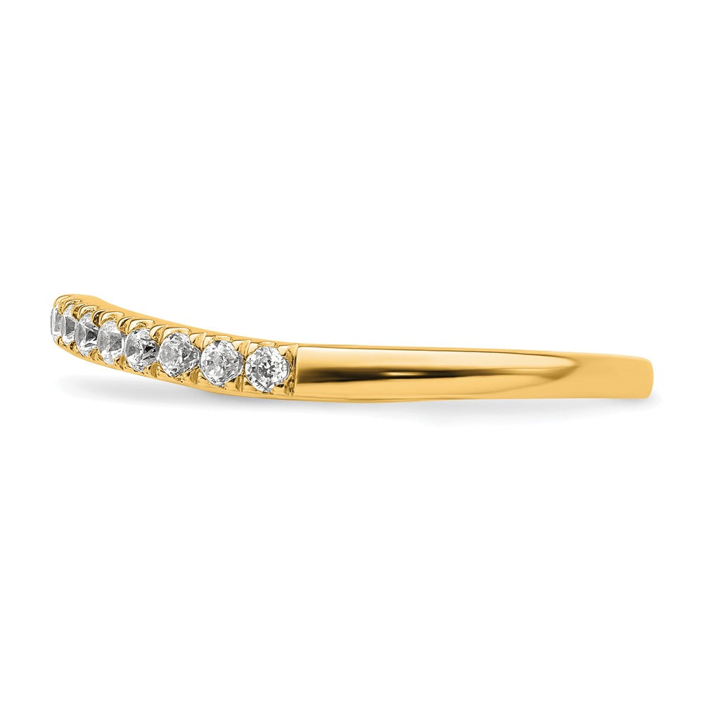 True Origin 14K Yellow Gold 1/2 carat Lab Grown Diamond VS+ F+ Set of Two Complete Wedding Bands