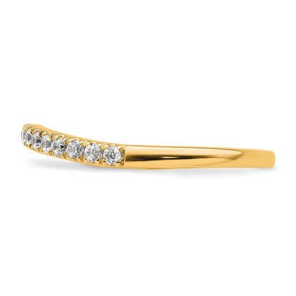 True Origin 14K Yellow Gold 1/2 carat Lab Grown Diamond VS+ F+ Set of Two Complete Wedding Bands