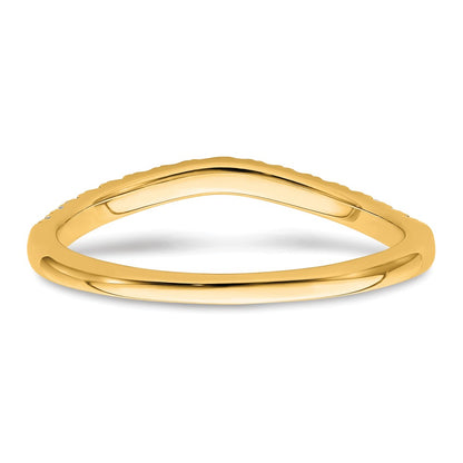 True Origin 14K Yellow Gold 1/2 carat Lab Grown Diamond VS+ F+ Set of Two Complete Wedding Bands