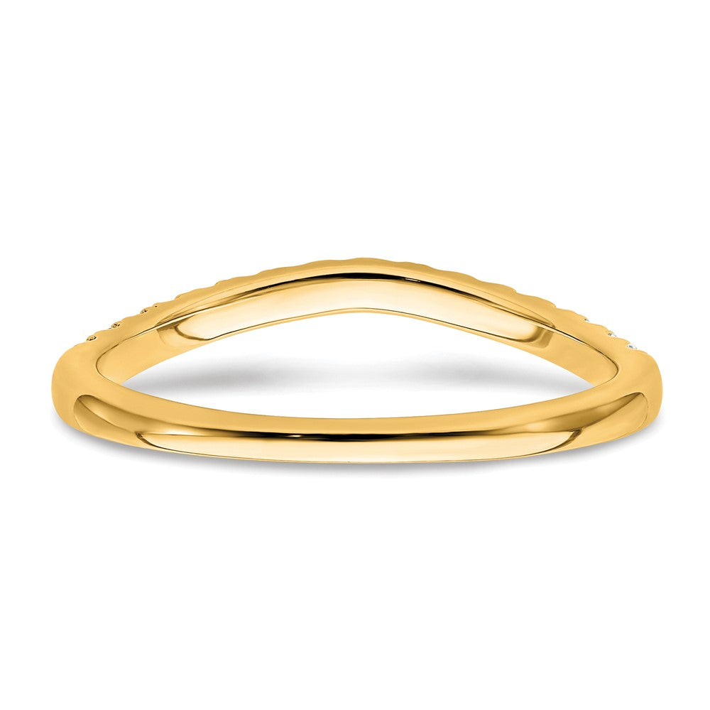 True Origin 14K Yellow Gold 1/2 carat Lab Grown Diamond VS+ F+ Set of Two Complete Wedding Bands