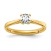 True Origin 14k 1/3 carat Lab Grown Diamond VS/SI+ G+ Round Solitaire Engagement Ring